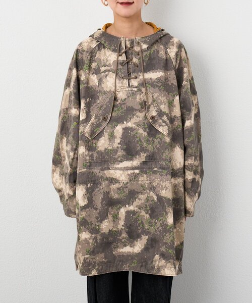 etsinta（エシンタ）の「etsintaミリタリーアノラックワンピース（ミリタリージャケット・レディース・オリーブ/カーキ・ONE SIZE）」の20枚目の写真