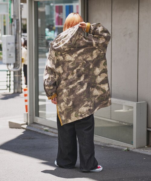 etsinta（エシンタ）の「etsintaミリタリーアノラックワンピース（ミリタリージャケット・レディース・オリーブ/カーキ・ONE SIZE）」の8枚目の写真