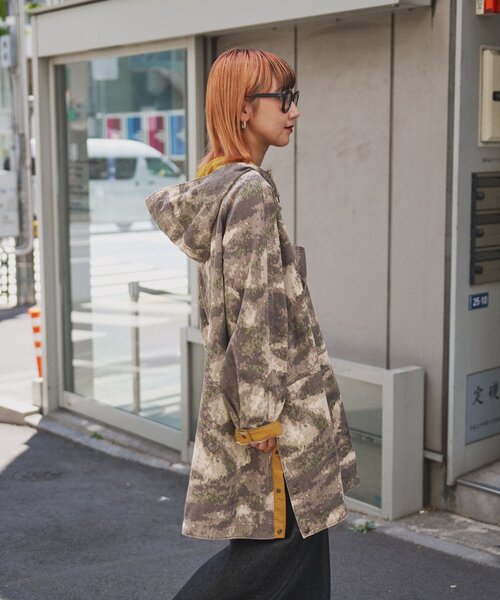 etsinta（エシンタ）の「etsintaミリタリーアノラックワンピース（ミリタリージャケット・レディース・オリーブ/カーキ・ONE SIZE）」の3枚目の写真