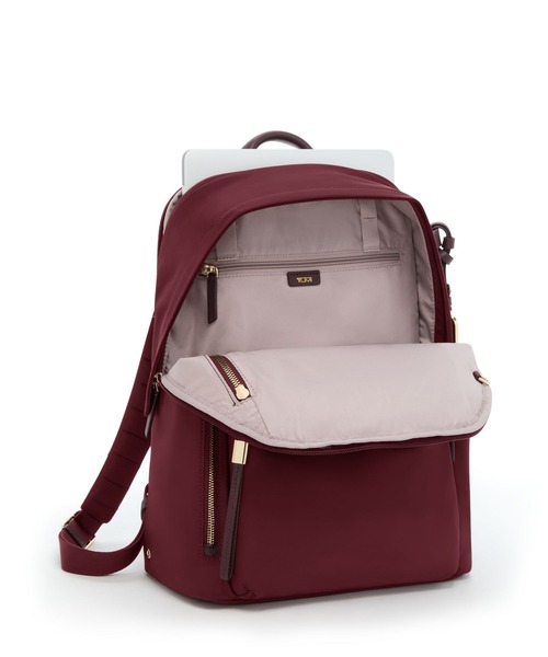 TUMI(トゥミ)の「VOYAGEUR 「ホールジー」バックパック(A4/PC14インチまで対応)(バックパック/リュック・レディース・ワイン・FREE)」の4枚目の写真