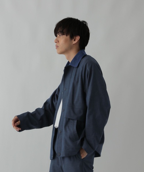 セール】クリーンデニム/ユーティリティブルゾン/CLEAN MODE/575820