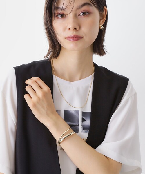 THE SHOP TK (ザ ショップ ティーケー )の「ステンレススネークロングネックレス(ネックレス・レディース・ゴールド/シルバー・00)」の7枚目の写真