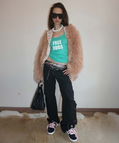 SCULPTOR（スカルプター）の「Washed Cargo Pants（カーゴパンツ・レディース・ネイビー/セージグリーン/ブラック・X-SMALL/LARGE/MEDIUM/SMALL）」の2枚目の写真