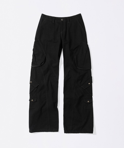 SCULPTOR（スカルプター）の「Washed Cargo Pants（カーゴパンツ・レディース・ネイビー/セージグリーン/ブラック・X-SMALL/LARGE/MEDIUM/SMALL）」の7枚目の写真