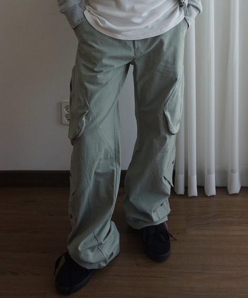 SCULPTOR（スカルプター）の「Washed Cargo Pants（カーゴパンツ・レディース・ネイビー/セージグリーン/ブラック・X-SMALL/LARGE/MEDIUM/SMALL）」の6枚目の写真