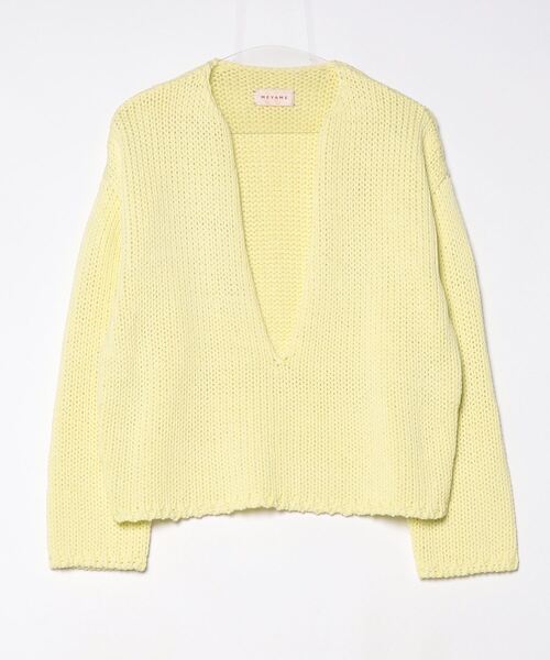 MEYAME/メヤメ ロングスリットニット LONG SLIT KNIT（ニット/セーター