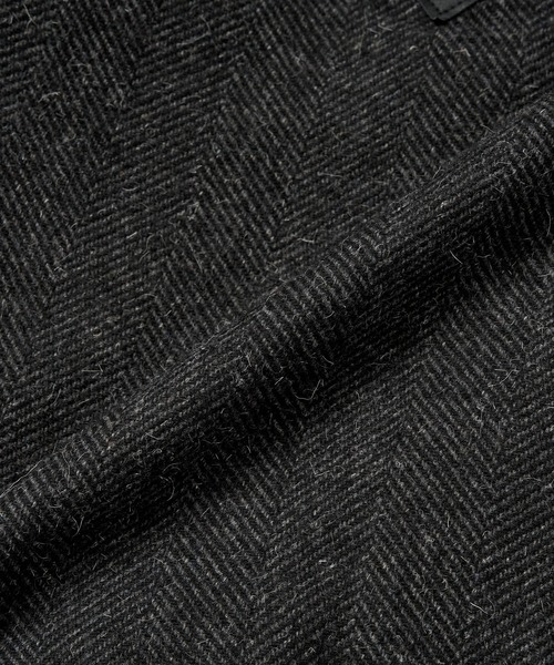 Noen（ノエン）の「レザーヨーク中綿ツイードジャケット（ダウン