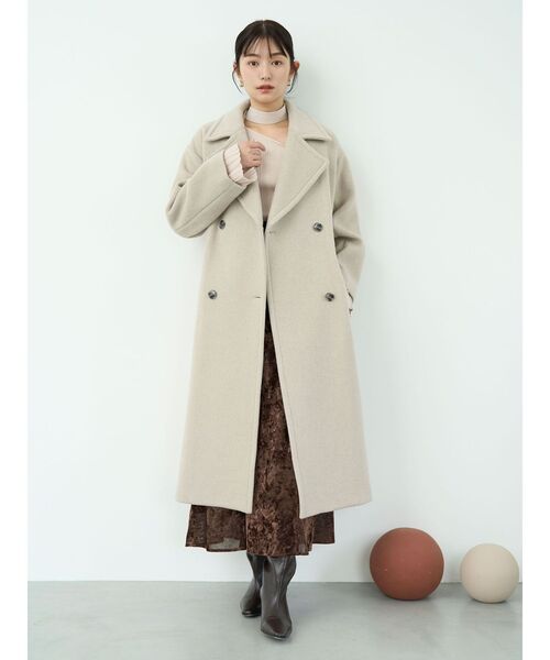 ボウタイアシンメトリーネックニットプルオーバー（ニット/セーター