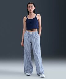 NIKE | ナイキ スポーツウェア チル ポプリン ウィメンズ ミッドライズ ルーズ ストライプ パンツ / Nike Sportswear Chill Poplin Women's Mid-Rise Loose Striped Pants IH8487-480 Game Royal(その他パンツ)