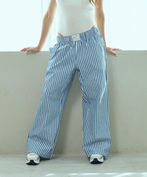 NIKE(iCL)̃iCL X|[cEFA ` |v EBY ~bhCY [Y XgCv pc / Nike Sportswear Chill Poplin Women's Mid-Rise Loose Striped Pants IH8487-480 Game Royal(̑pc)