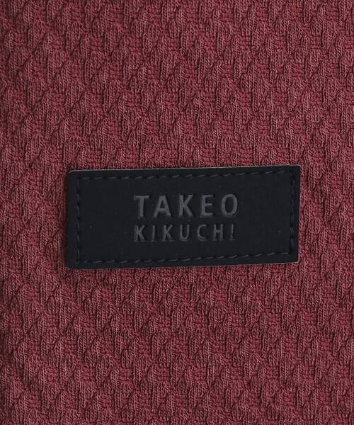 TAKEO KIKUCHI（タケオキクチ）の「【尾州織】ブリスタ Vネック カットソー（Tシャツ/カットソー・メンズ・ネイビー/ボルドー/ホワイト・01/02/03/04）」の11枚目の写真