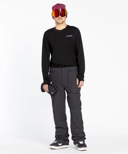VOLCOM(ボルコム)の「【VOLCOM/ボルコム】 Mens Roan Pants /アイコンワンポイントスキースノーボードパンツ(その他パンツ・メンズ・レッド/ブラック/ベージュ系その他・LARGE/MEDIUM/SMALL/X-LARGE)」の1枚目の写真