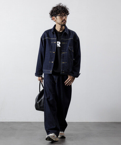 Firsthand（ファーストハンド）の「Firsthand/ファーストハンド Big Leather Boston bag / レザーボストンバッグ / 牛革 / 撥水レザー / A4収納可能（ボストンバッグ・メンズ・ブラック・ONE SIZE）」の5枚目の写真