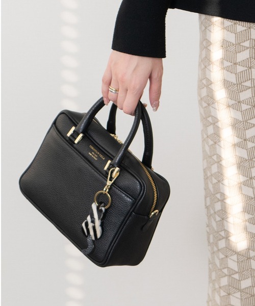 andrea cardone(アンドレアカルドネ)の「【ANDREA CARDONE】ネコ型レザーキーチャーム(Q57902)(キーホルダー・レディース・ブラック系その他/ブラック系その他2・ALL)」の6枚目の写真