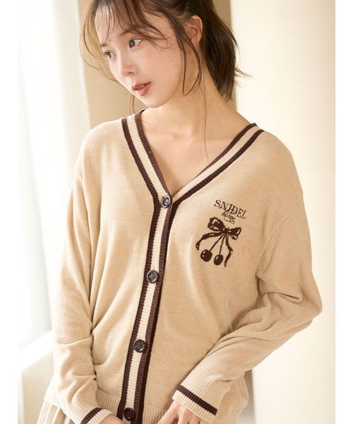 チェリーシリーズカーディガン（ルームウェア/パジャマ）｜SNIDEL HOME