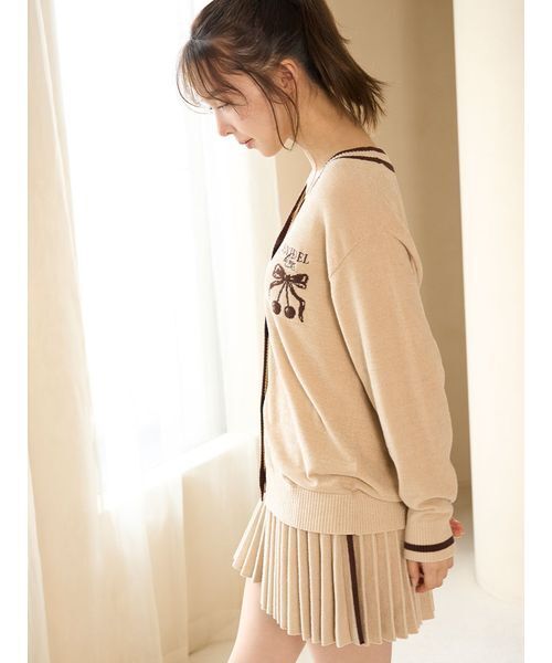 チェリーシリーズカーディガン(ルームウェア/パジャマ)|SNIDEL HOME チェリーシリーズカーディガン(ルームウェア/パジャマ)|SNIDEL HOME