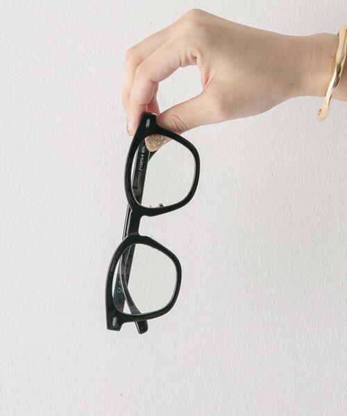 SMELLY（スメリー）の「ウェリントンダテメガネ（メガネ・レディース・ブラウン系その他/ブラック・-）」の6枚目の写真