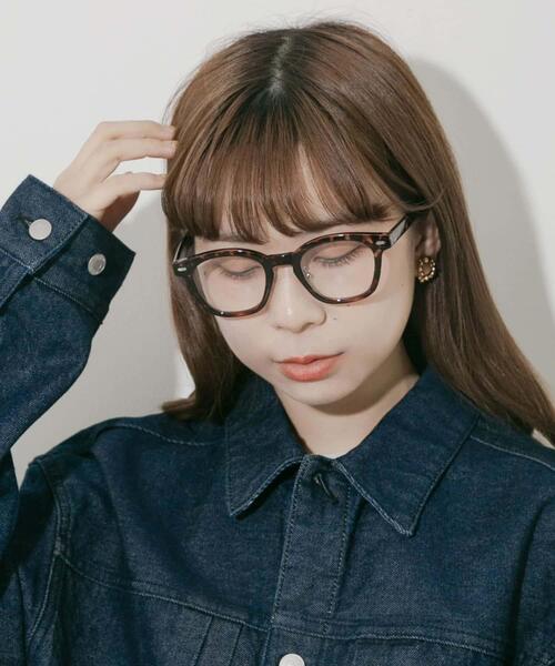 SMELLY（スメリー）の「ウェリントンダテメガネ（メガネ・レディース・ブラウン系その他/ブラック・-）」の15枚目の写真