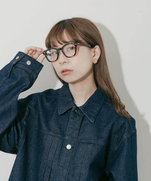SMELLY（スメリー）の「ウェリントンダテメガネ（メガネ・レディース・ブラウン系その他/ブラック・-）」の17枚目の写真