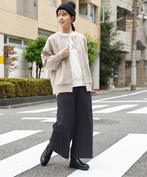 ikka(イッカ)の「【洗濯機で洗える】GOKU楽ダンボールカーディガン(カーディガン/ボレロ・レディース・ブラック/ベージュ/ブルー/モカ・M/L/S)」の13枚目の写真