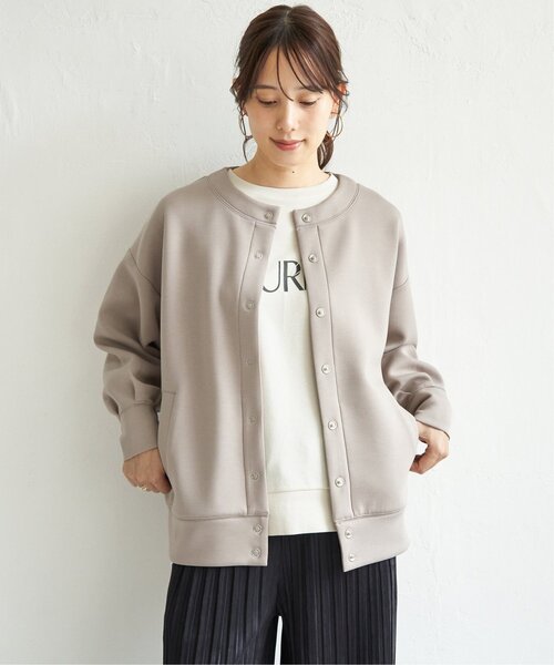 ikka(イッカ)の「【洗濯機で洗える】GOKU楽ダンボールカーディガン(カーディガン/ボレロ・レディース・ブラック/ベージュ/ブルー/モカ・M/L/S)」の16枚目の写真