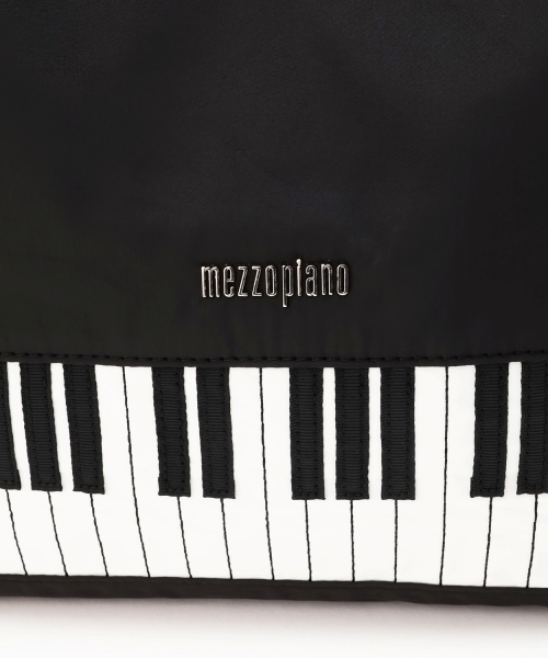 新品未使用 メゾピアノ ピアノ鍵盤 トートバッグ レッスントートバッグ 黒 美品 mezzo piano メゾピアノ ピアノ レッスンバッグ - メルカリ