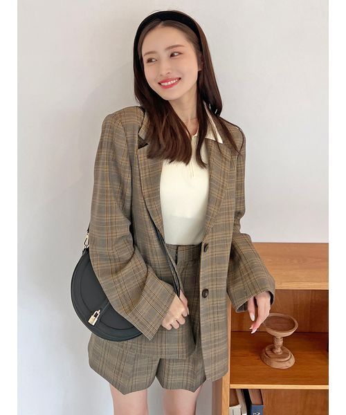 ハーフジップポロニットプルオーバー（ニット/セーター