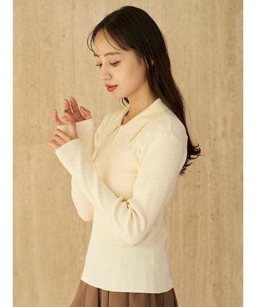 snidel【POLO RALPH LAUREN】ハーフジップニットプルオーバー snidel ラルフローレン ハーフジップニットプルオーバー ハーフジップ