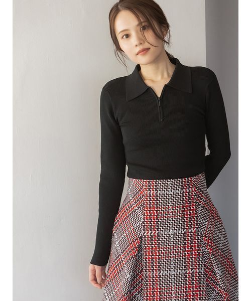 ☆再お値下げ☆☆Taylor Made ☆ハーフジップポロ Ｌブラック カラーポイントハーフジップアップロングスリーブ【ブラック】