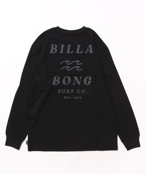 BILLABONG（ビラボン）の「BILLABONG/ビラボン 長袖 Tシャツ ロンT キッズ ロゴ バックプリント 親子コーデ ONE TIME BF016-050（Tシャツ/カットソー・キッズ・クリーム/ブラック・160cm/150cm/140cm）」の3枚目の写真