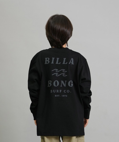 BILLABONG（ビラボン）の「BILLABONG/ビラボン 長袖 Tシャツ ロンT キッズ ロゴ バックプリント 親子コーデ ONE TIME BF016-050（Tシャツ/カットソー・キッズ・クリーム/ブラック・160cm/150cm/140cm）」の12枚目の写真