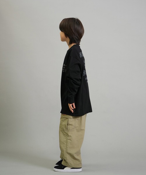 BILLABONG（ビラボン）の「BILLABONG/ビラボン 長袖 Tシャツ ロンT キッズ ロゴ バックプリント 親子コーデ ONE TIME BF016-050（Tシャツ/カットソー・キッズ・クリーム/ブラック・160cm/150cm/140cm）」の14枚目の写真