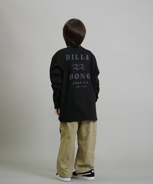 BILLABONG（ビラボン）の「BILLABONG/ビラボン 長袖 Tシャツ ロンT キッズ ロゴ バックプリント 親子コーデ ONE TIME BF016-050（Tシャツ/カットソー・キッズ・クリーム/ブラック・160cm/150cm/140cm）」の15枚目の写真