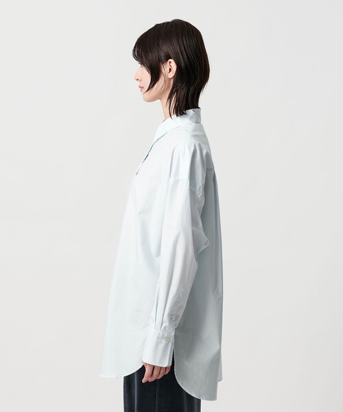 BEAUTY&YOUTH UNITED ARROWS(ビューティーアンドユースユナイテッドアローズ)の「コットンブロード レギュラーカラーシャツ(シャツ/ブラウス・レディース・ホワイト/ライトブルー・FREE)」の11枚目の写真