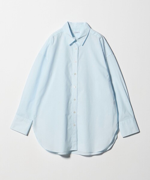 BEAUTY&YOUTH UNITED ARROWS(ビューティーアンドユースユナイテッドアローズ)の「コットンブロード レギュラーカラーシャツ(シャツ/ブラウス・レディース・ホワイト/ライトブルー・FREE)」の13枚目の写真