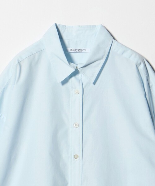 BEAUTY&YOUTH UNITED ARROWS(ビューティーアンドユースユナイテッドアローズ)の「コットンブロード レギュラーカラーシャツ(シャツ/ブラウス・レディース・ホワイト/ライトブルー・FREE)」の15枚目の写真