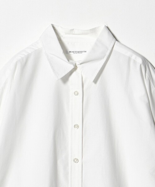 BEAUTY&YOUTH UNITED ARROWS(ビューティーアンドユースユナイテッドアローズ)の「コットンブロード レギュラーカラーシャツ(シャツ/ブラウス・レディース・ホワイト/ライトブルー・FREE)」の21枚目の写真