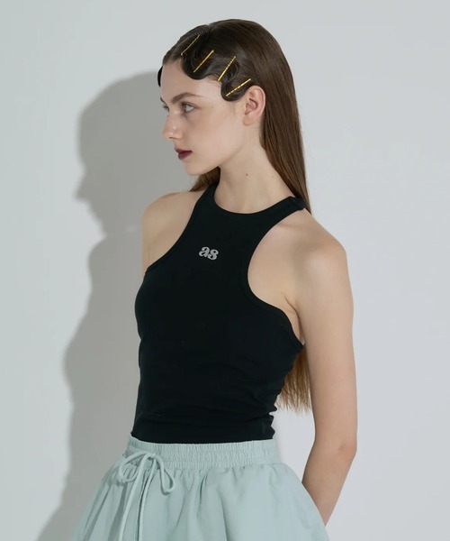 ANNA SUI NYC（アナ スイ エヌ ワイ シー）の「ANNA SUI NYC/アナ スイ エヌワイシー/アメスリタンクトップ（タンクトップ・レディース・ブルー/ブラック/ホワイト・F）」の4枚目の写真