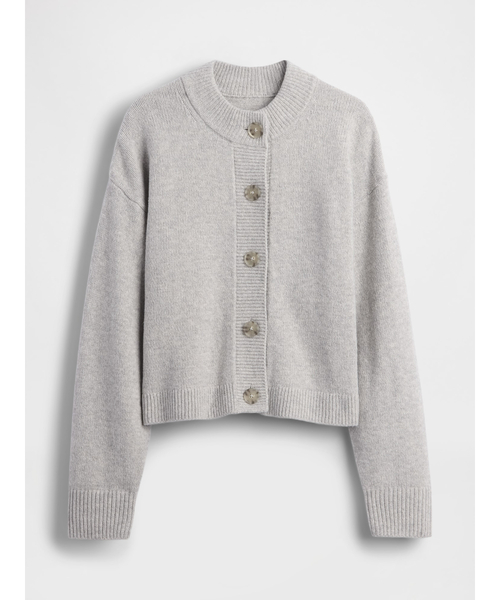 GAP（ギャップ）の「Cashsoft カシミヤタッチ オーバーサイズ チャンキー カーディガン（カーディガン/ボレロ・レディース・ネイビー/ブラック/ライトグレー/キャメル/アイボリー・XS/S/M/L/XL/XXS）」の16枚目の写真