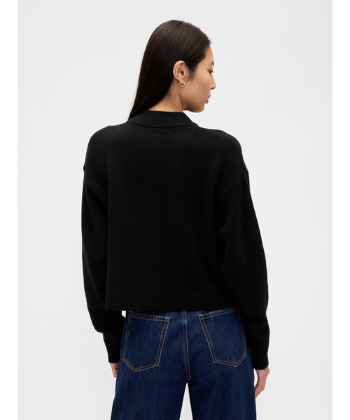 GAP（ギャップ）の「Cashsoft カシミヤタッチ オーバーサイズ チャンキー カーディガン（カーディガン/ボレロ・レディース・ネイビー/ブラック/ライトグレー/キャメル/アイボリー・XS/S/M/L/XL/XXS）」の18枚目の写真