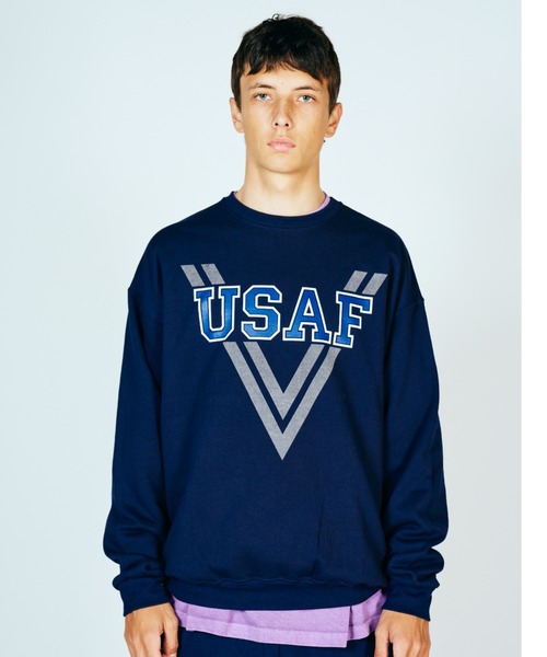 2AM（ツーエイエム）の「JERZEES ジャージーズ / USAF CREW SWEAT（スウェット・メンズ・ネイビー/グレー/ブラック・MEDIUM/LARGE/X-LARGE）」の11枚目の写真