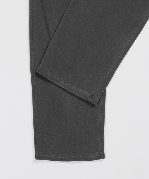 The DUFFER of ST.GEORGE（ザダファーオブセントジョージ）の「PIGMENT-DYE SWEAT WIDE PANTS：ピグメント加工 スウェットワイドパンツ バギーパンツ（スウェットパンツ・メンズ・ベージュ/チャコールグレー/ボルドー・X-LARGE/LARGE/MEDIUM/SMALL）」の5枚目の写真