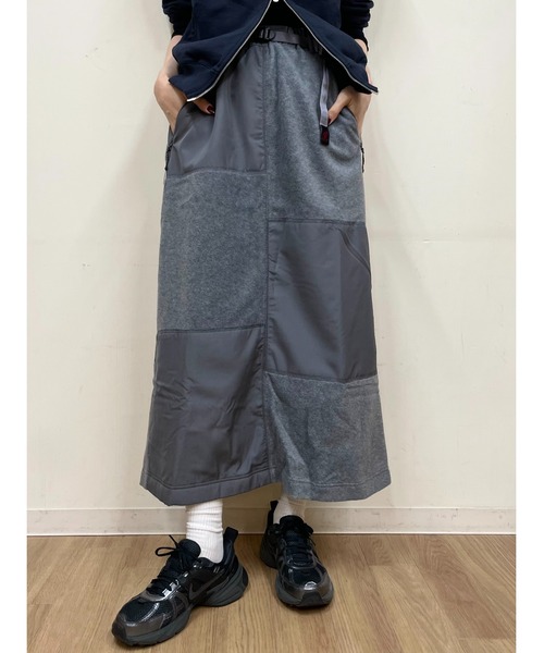 GRAMICCI/グラミチ　サーマルフリースパッチスカート　THERMAL FLEECE PATCH SKIRT