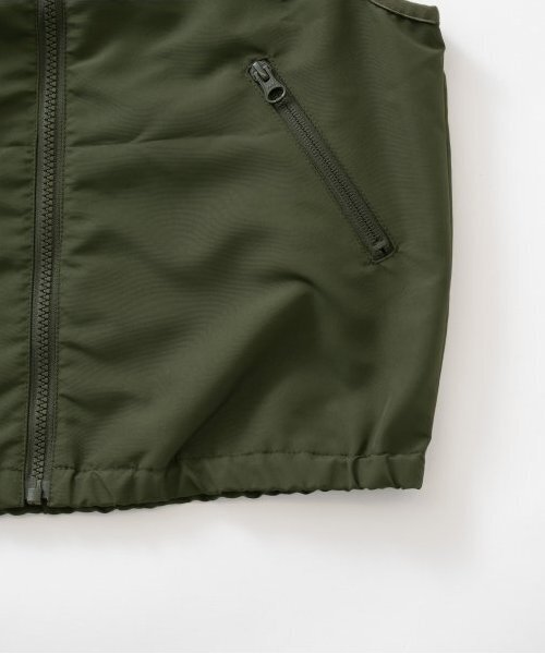 GLAZOS（グラソス）の「【SKIT0LY】【撥水】ZIP UPベスト（ベスト・キッズ・カラフル/カーキ・100cm/120cm/130cm/140cm/110cm）」の3枚目の写真