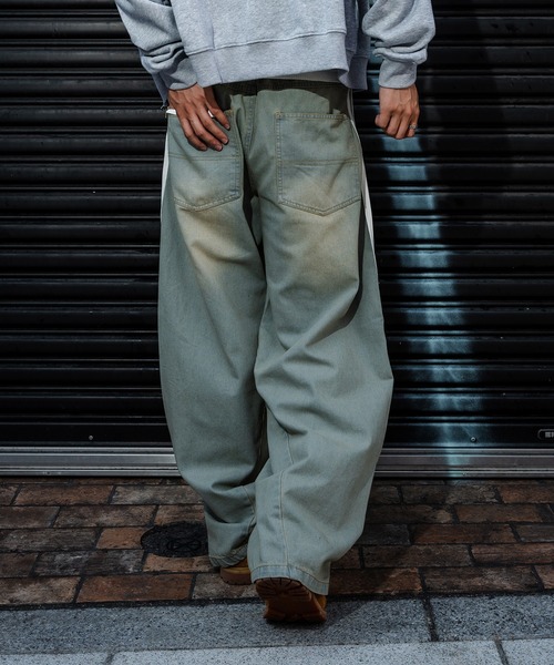 improves（インプローブス）の「サイドライン カーブ デニムパンツ（デニムパンツ・メンズ・サックスブルー/ブラック/ブルー・MEDIUM/LARGE）」の10枚目の写真