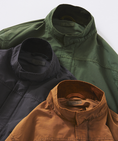 JOURNAL STANDARD relume(ジャーナルスタンダード レリューム)の「フェード マウンテン スタンドカラー ブルゾン(その他アウター・メンズ・オリーブ/ブラック系その他/キャメル・MEDIUM/LARGE)」の10枚目の写真