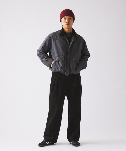 JOURNAL STANDARD relume(ジャーナルスタンダード レリューム)の「フェード マウンテン スタンドカラー ブルゾン(その他アウター・メンズ・オリーブ/ブラック系その他/キャメル・MEDIUM/LARGE)」の6枚目の写真