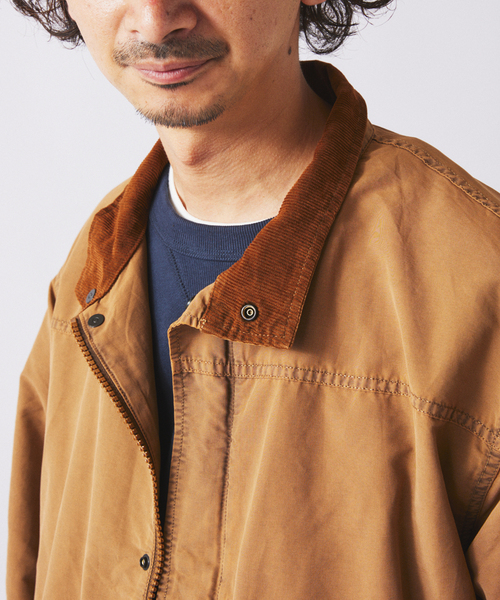 JOURNAL STANDARD relume(ジャーナルスタンダード レリューム)の「フェード マウンテン スタンドカラー ブルゾン(その他アウター・メンズ・オリーブ/ブラック系その他/キャメル・MEDIUM/LARGE)」の12枚目の写真