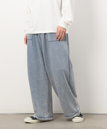 Purple&Yellow | フロスト加工裏毛 パンツ(その他パンツ)