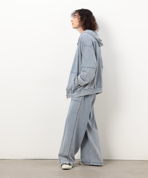 Purple&Yellow（パープルアンドイエロー）の「フロスト加工裏毛 パンツ（その他パンツ・メンズ・ブラウン/ブラック/サックスブルー・MEDIUM/LARGE/SMALL/X-SMALL）」の21枚目の写真